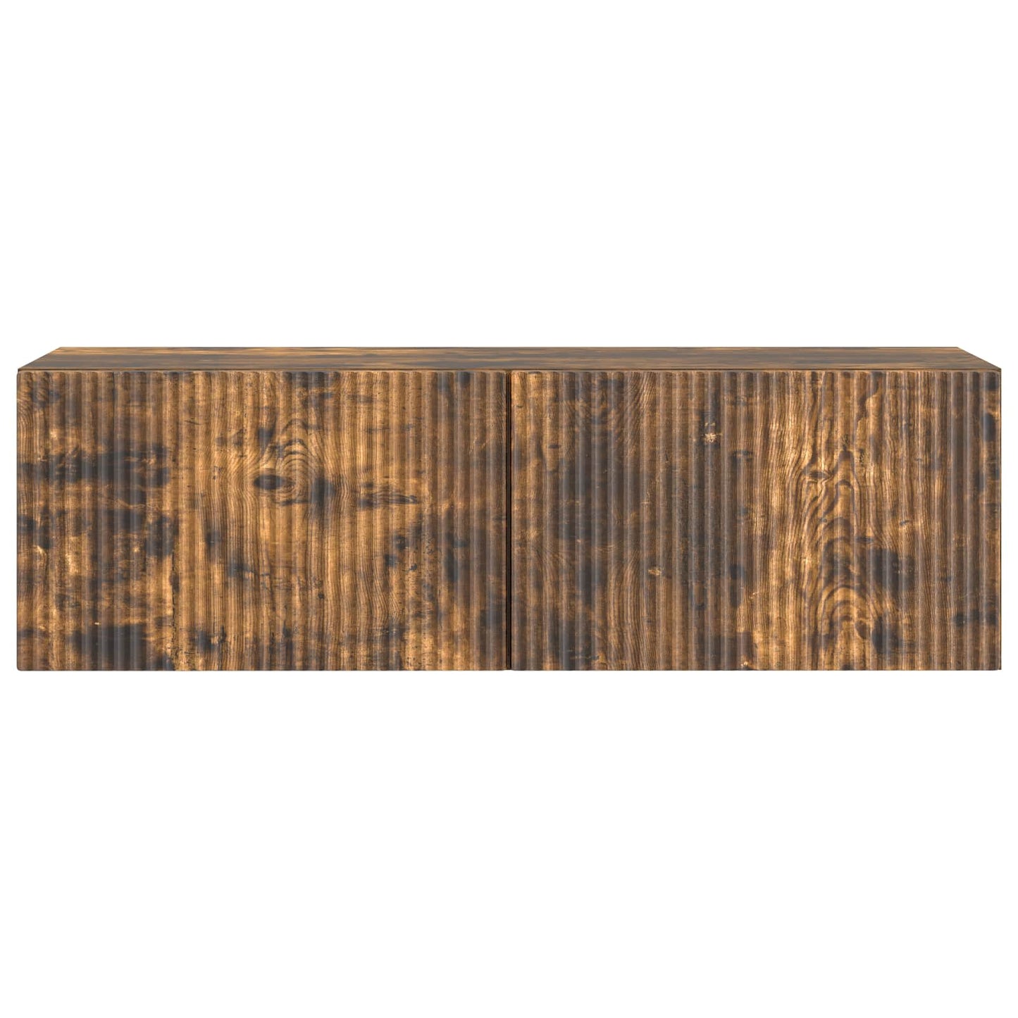 Wandbeugel TV-kast Gerookt eiken 98 x 31 x 30 cm Bewerkt hout