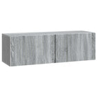 Tv-kast 98x31x30 cm grijs sonoma bewerkt hout