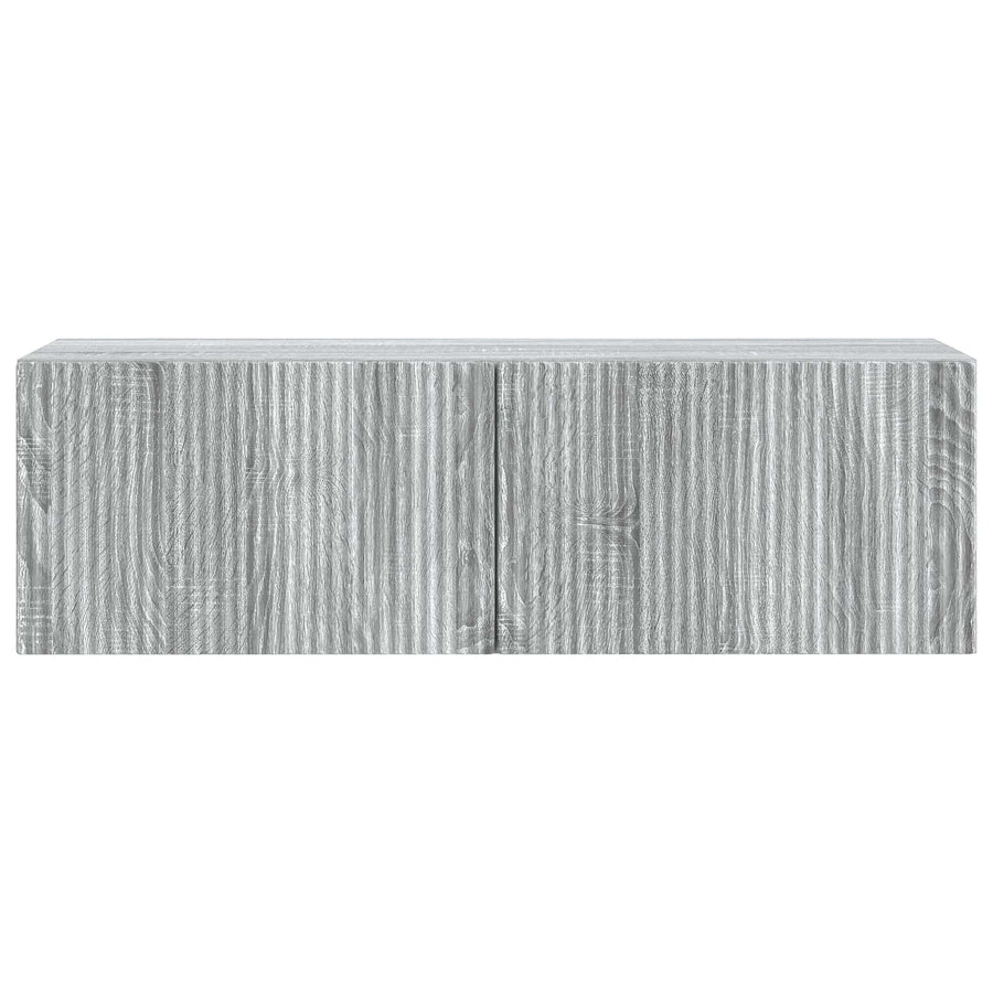 Wandbeugel TV-kast Grijs sonoma 98 x 31 x 30 cm Bewerkt hout