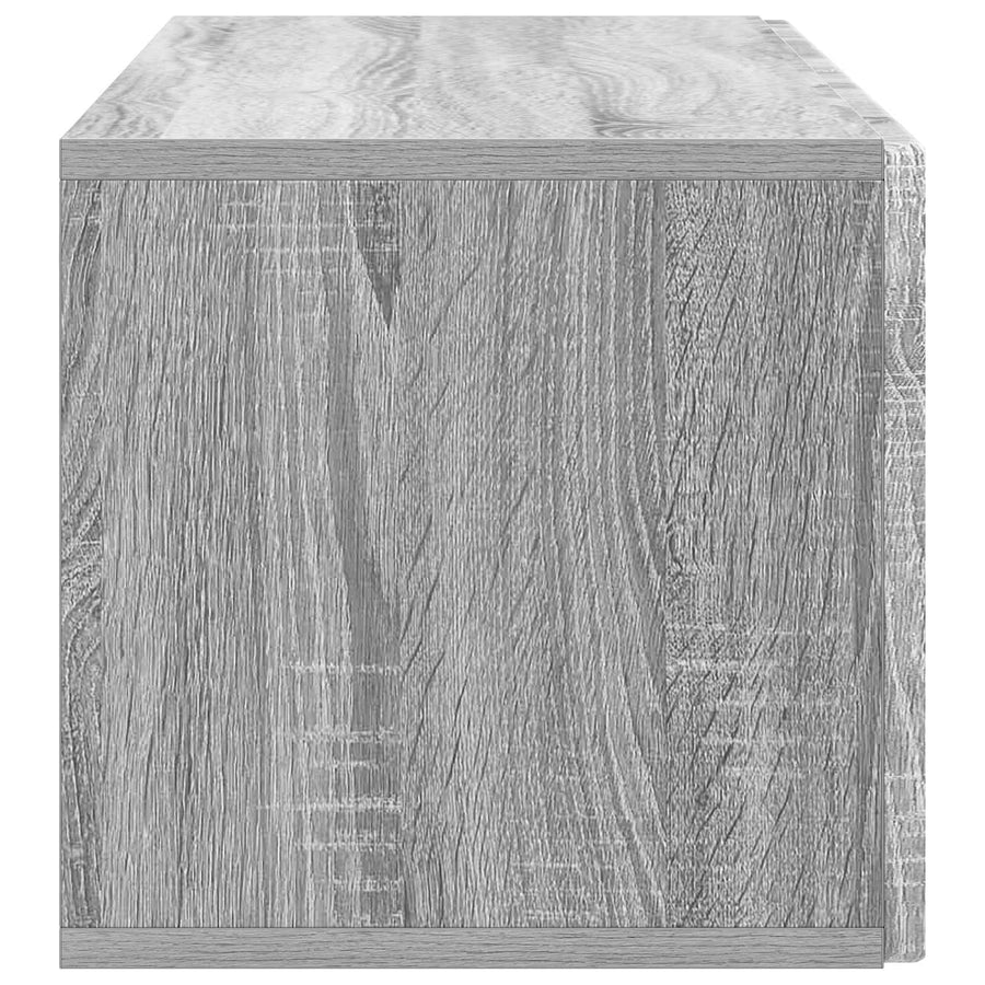 Wandbeugel TV-kast Grijs sonoma 98 x 31 x 30 cm Bewerkt hout
