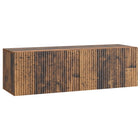 Wandkast TV 98x31x30 cm oud hout bewerkt hout