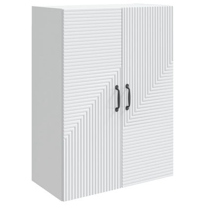 Wandkast Wit 66 x 34,5 x 90 cm Bewerkt hout