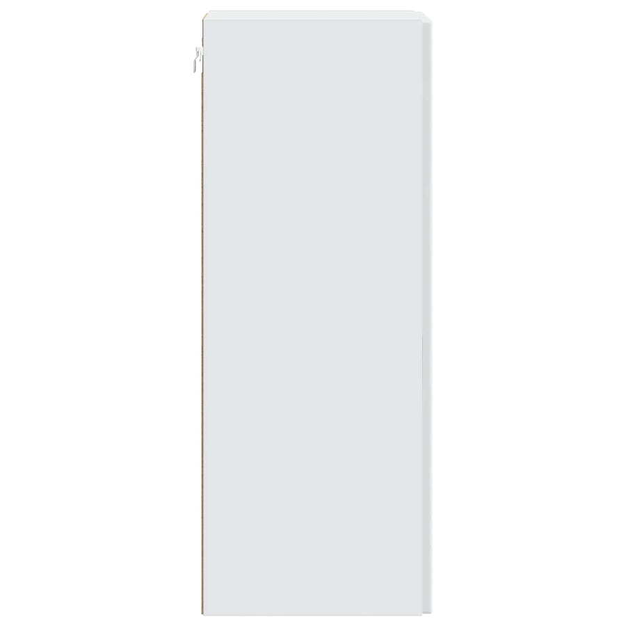 Wandkast Wit 66 x 34,5 x 90 cm Bewerkt hout