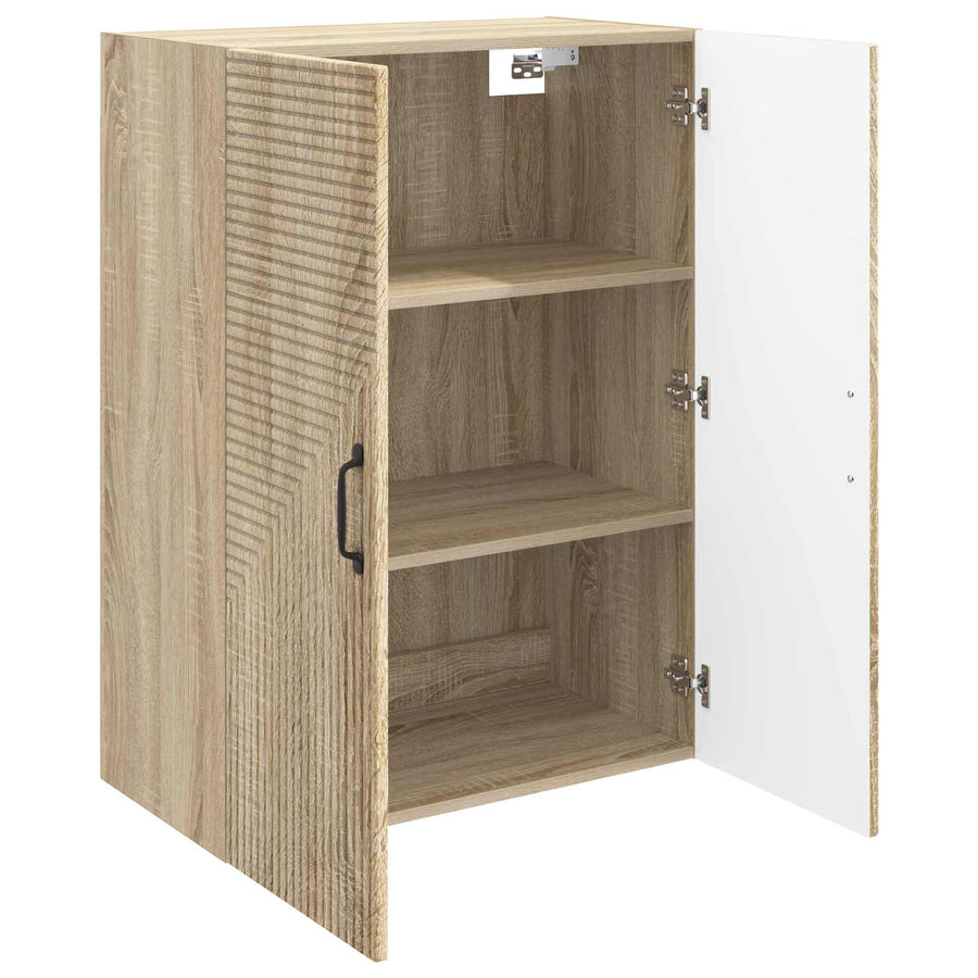 Wandkast Sonoma Eiken 66 x 34,5 x 90 cm Bewerkt hout