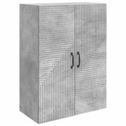 Wandkast 66x34,5x90 cm bewerkt hout betongrijs