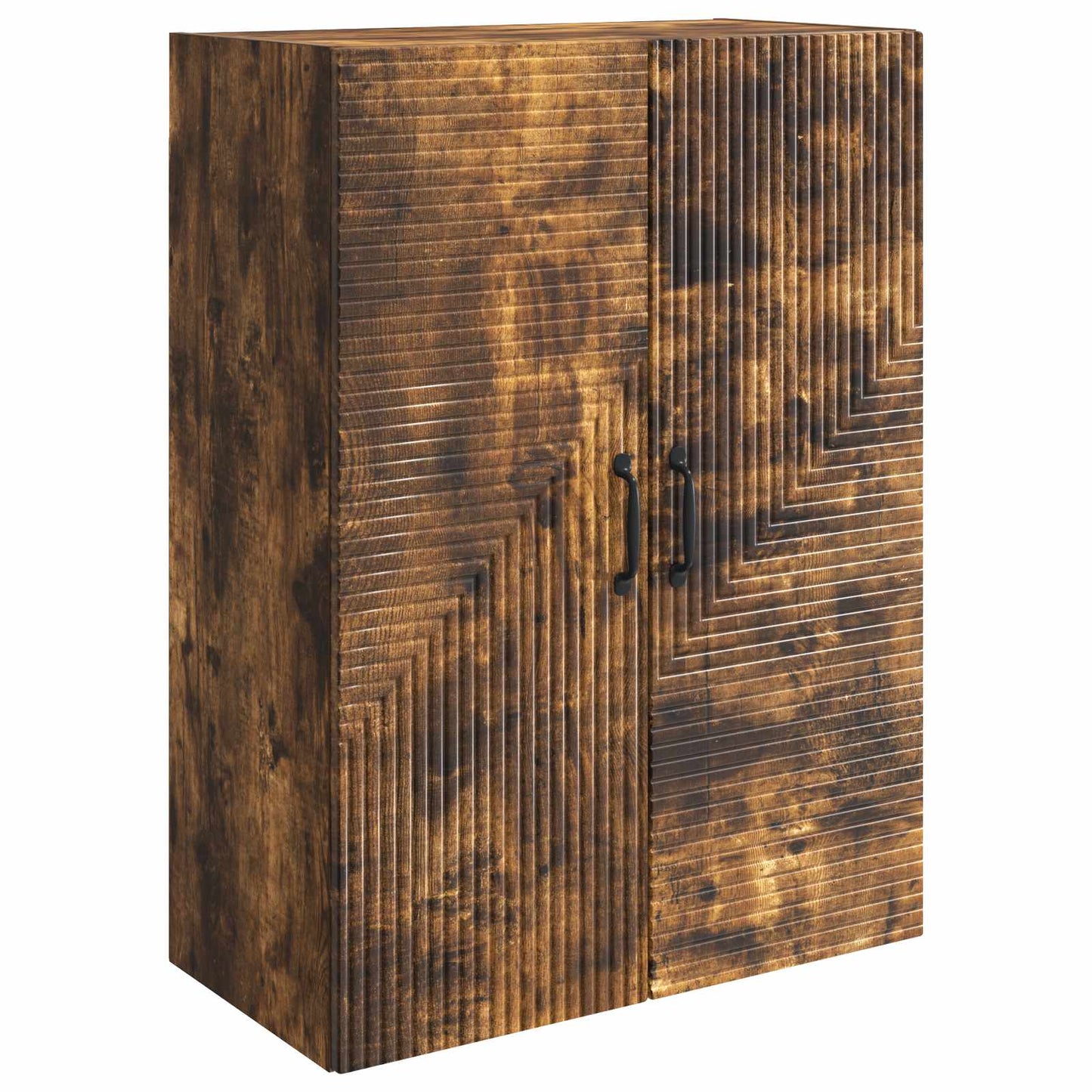 Wandkast Gerookt eiken 66 x 34,5 x 90 cm Bewerkt hout