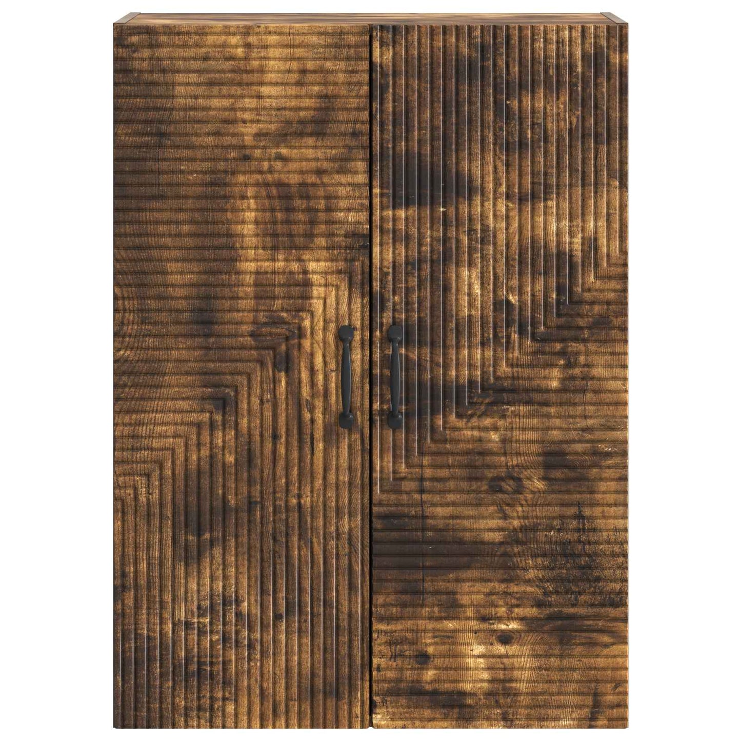 Wandkast Gerookt eiken 66 x 34,5 x 90 cm Bewerkt hout