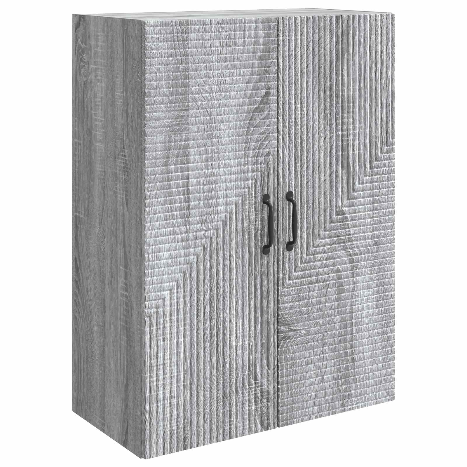 Wandkast Grijs Sonoma 66 x 34,5 x 90 cm Bewerkt hout