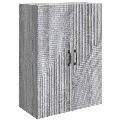 Wandkast Grijs Sonoma 66 x 34,5 x 90 cm Bewerkt hout