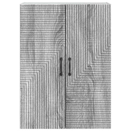 Wandkast Grijs Sonoma 66 x 34,5 x 90 cm Bewerkt hout