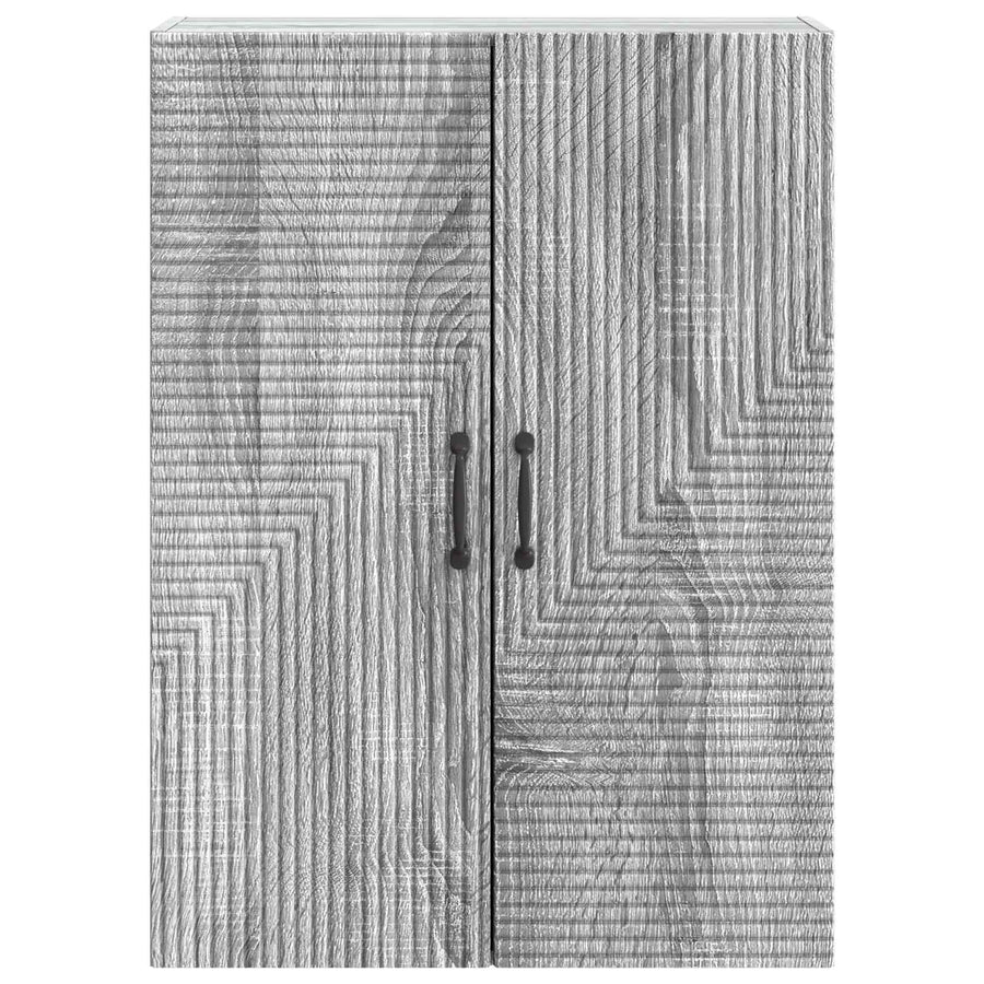 Wandkast Grijs Sonoma 66 x 34,5 x 90 cm Bewerkt hout