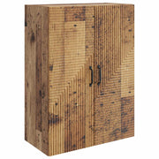 Wandkast bewerkt hout 66x34,5x90 cm