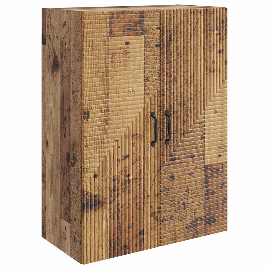Wandkast Oud hout 66 x 34,5 x 90 cm Bewerkt hout