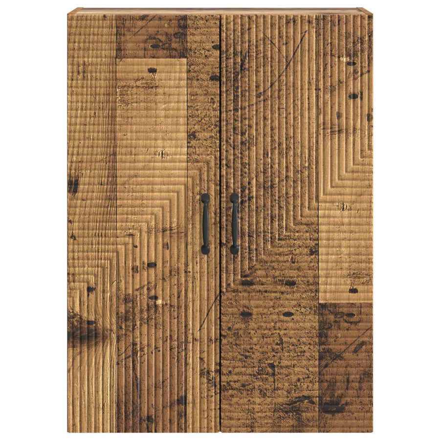 Wandkast Oud hout 66 x 34,5 x 90 cm Bewerkt hout