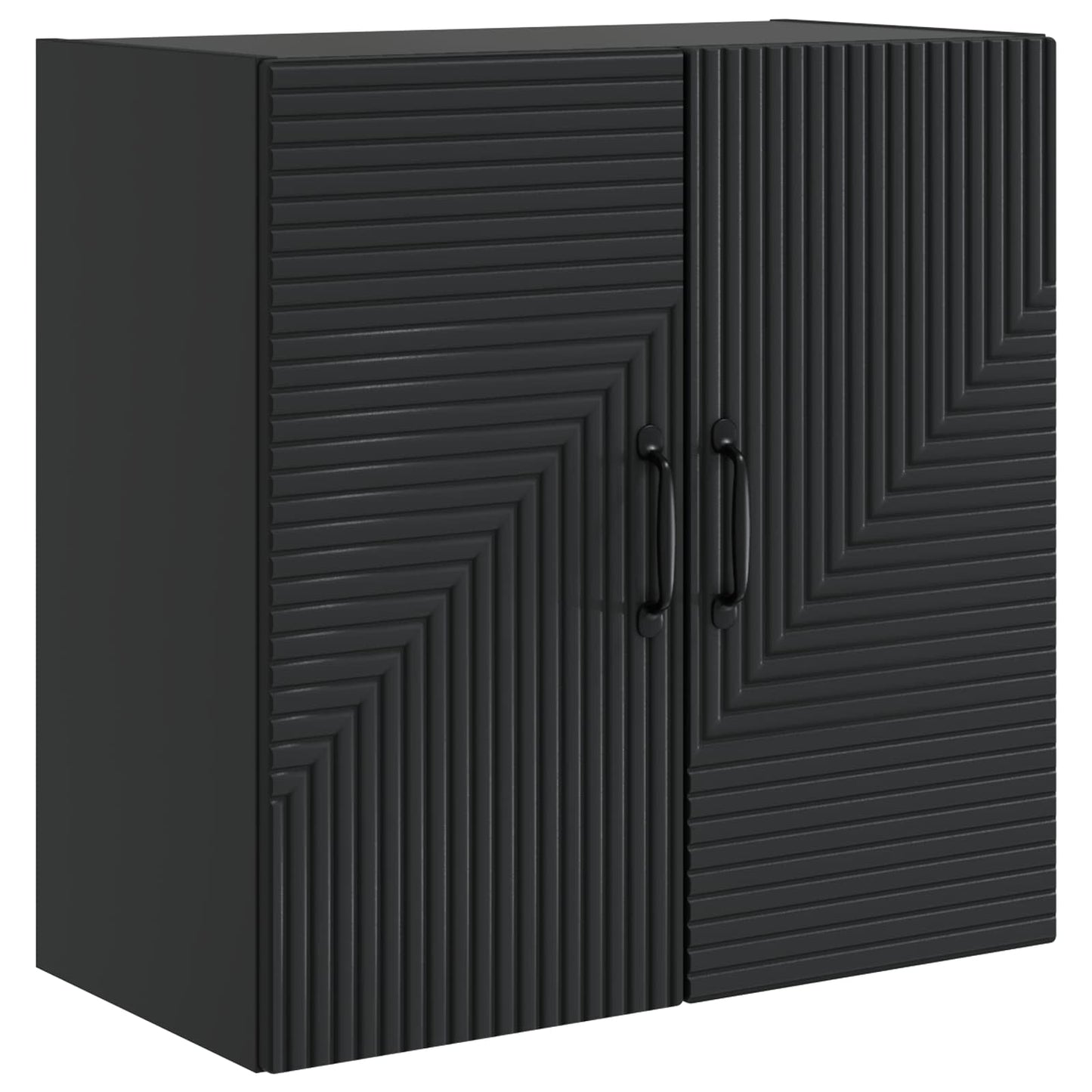 Wandkast Zwart 59 x 31 x 60 cm Bewerkt hout