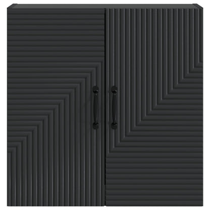 Wandkast Zwart 59 x 31 x 60 cm Bewerkt hout