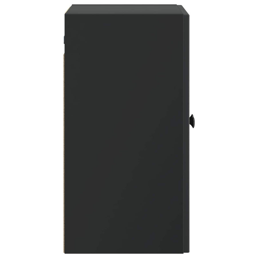 Wandkast Zwart 59 x 31 x 60 cm Bewerkt hout
