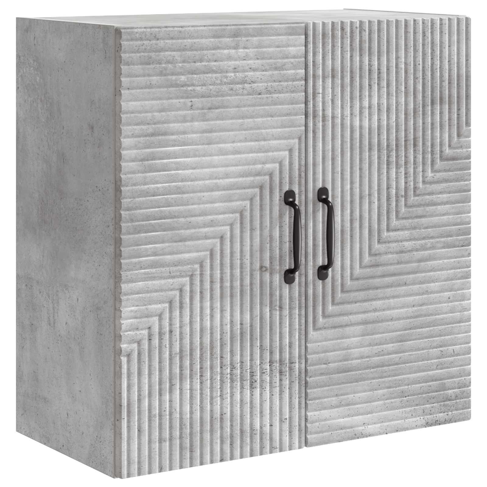 Wandkast Betongrijs 59 x 31 x 60 cm Bewerkt hout
