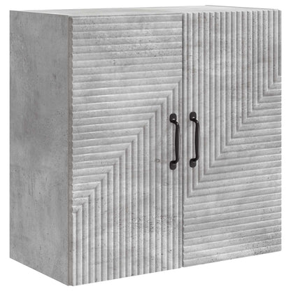 Wandkast Betongrijs 59 x 31 x 60 cm Bewerkt hout