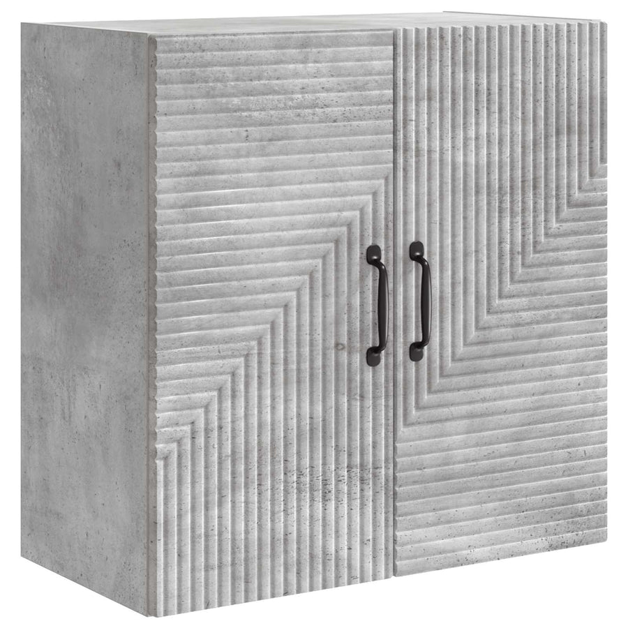 Wandkast Betongrijs 59 x 31 x 60 cm Bewerkt hout