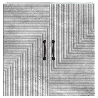 Wandkast Betongrijs 59 x 31 x 60 cm Bewerkt hout