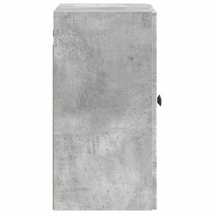 Wandkast Betongrijs 59 x 31 x 60 cm Bewerkt hout