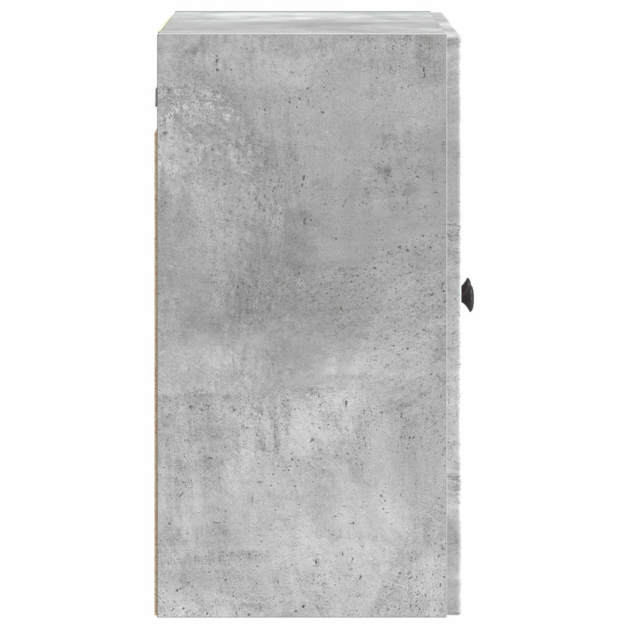 Wandkast Betongrijs 59 x 31 x 60 cm Bewerkt hout