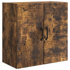 Wandkast 59x31x60 cm gerookt eiken