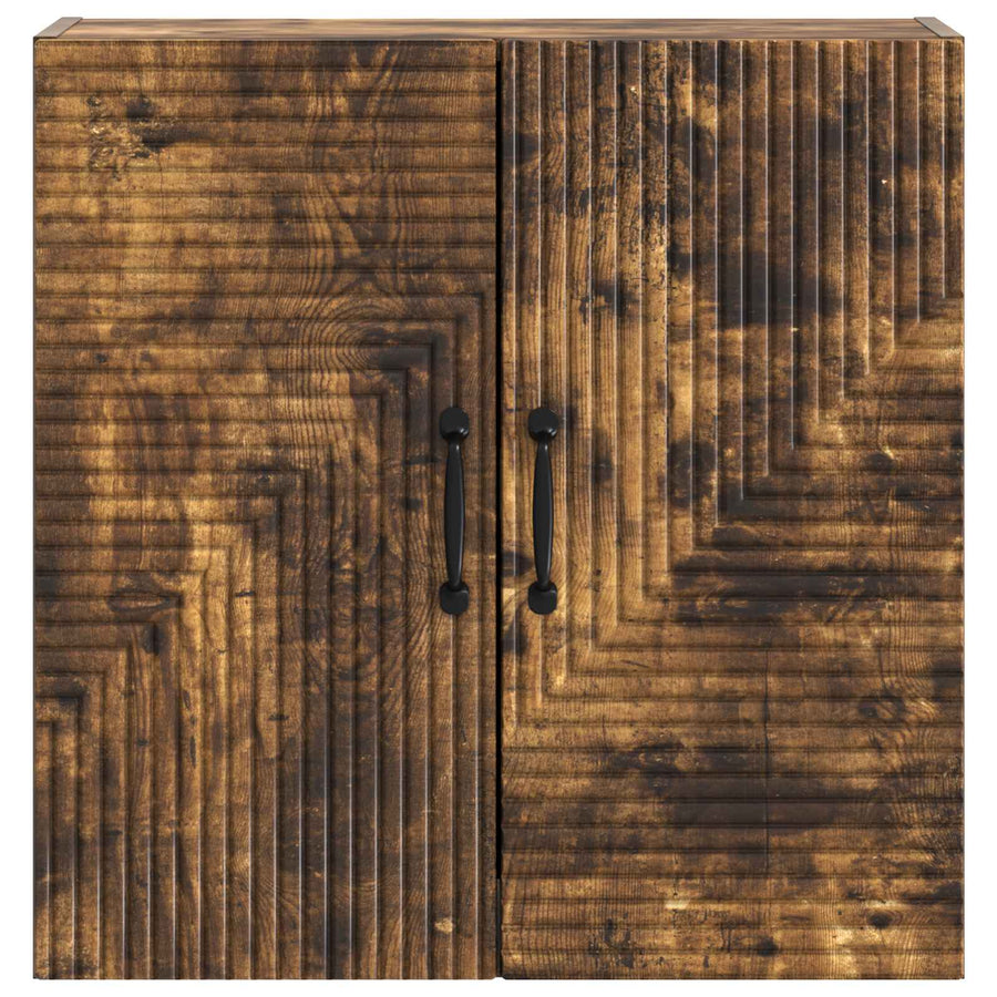Wandkast Gerookt eiken 59 x 31 x 60 cm Bewerkt hout