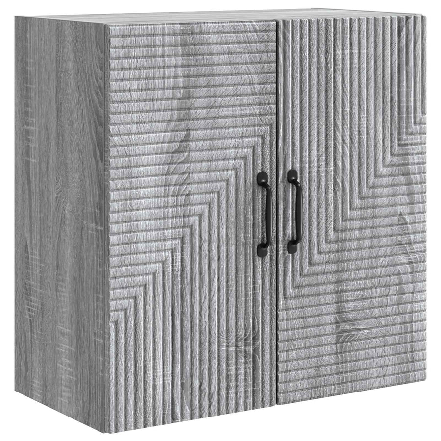Wandkast Grijs Sonoma 59 x 31 x 60 cm Bewerkt hout