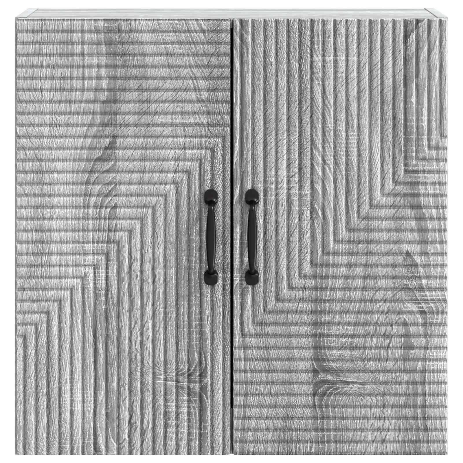 Wandkast Grijs Sonoma 59 x 31 x 60 cm Bewerkt hout