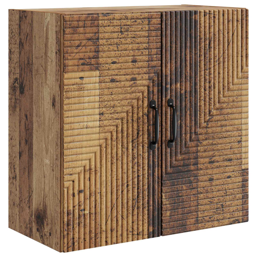 Wandkast Oud hout 59 x 31 x 60 cm Bewerkt hout