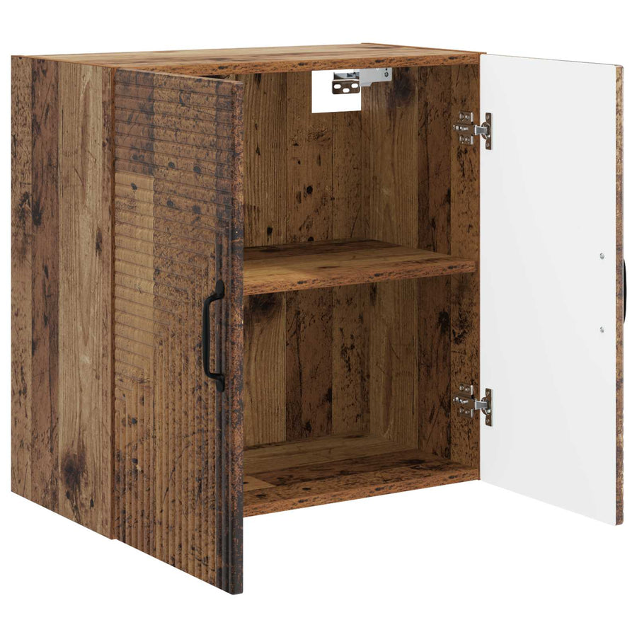 Wandkast Oud hout 59 x 31 x 60 cm Bewerkt hout