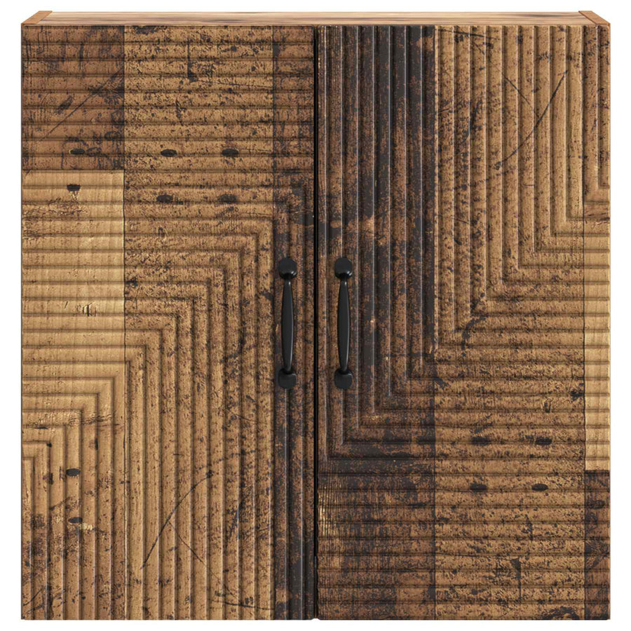 Wandkast Oud hout 59 x 31 x 60 cm Bewerkt hout