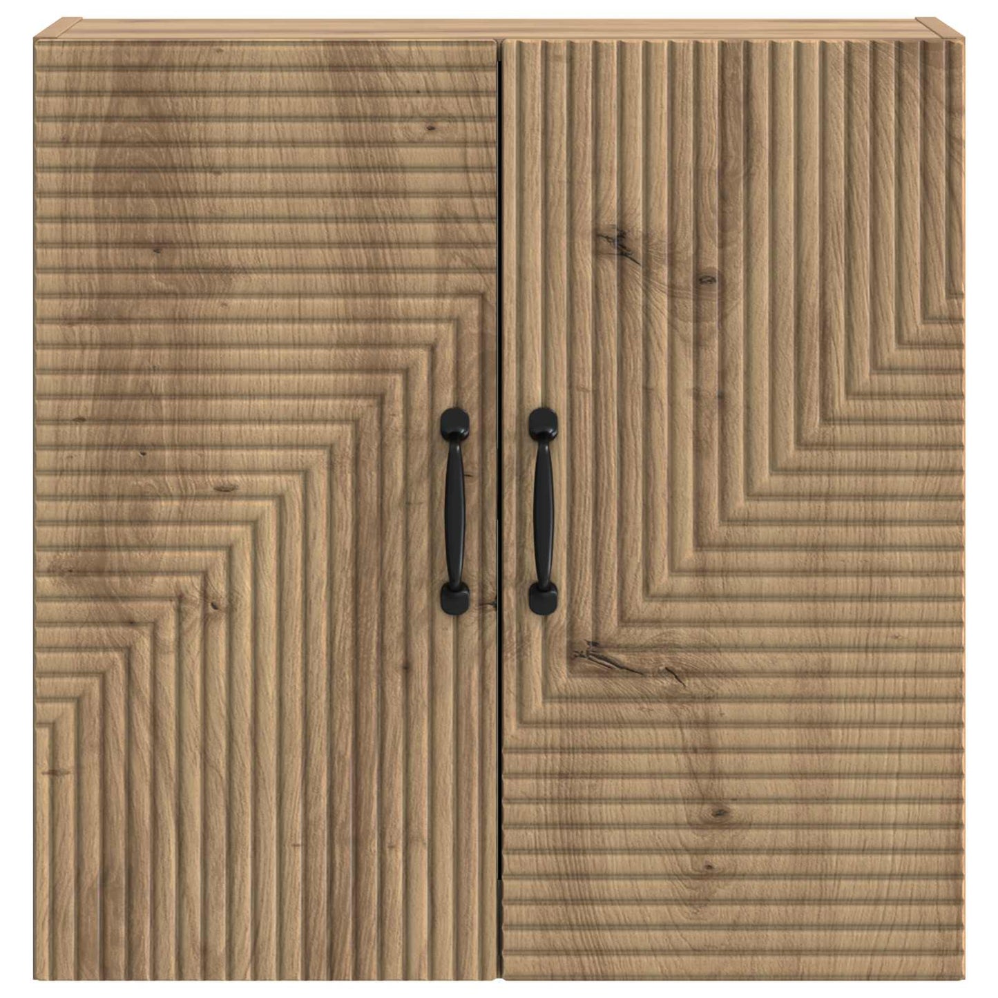 Wandkast Artisanaal eiken 59 x 31 x 60 cm Bewerkt hout