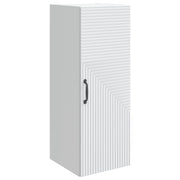 Wandkast 33x34,5x90 cm bewerkt hout wit