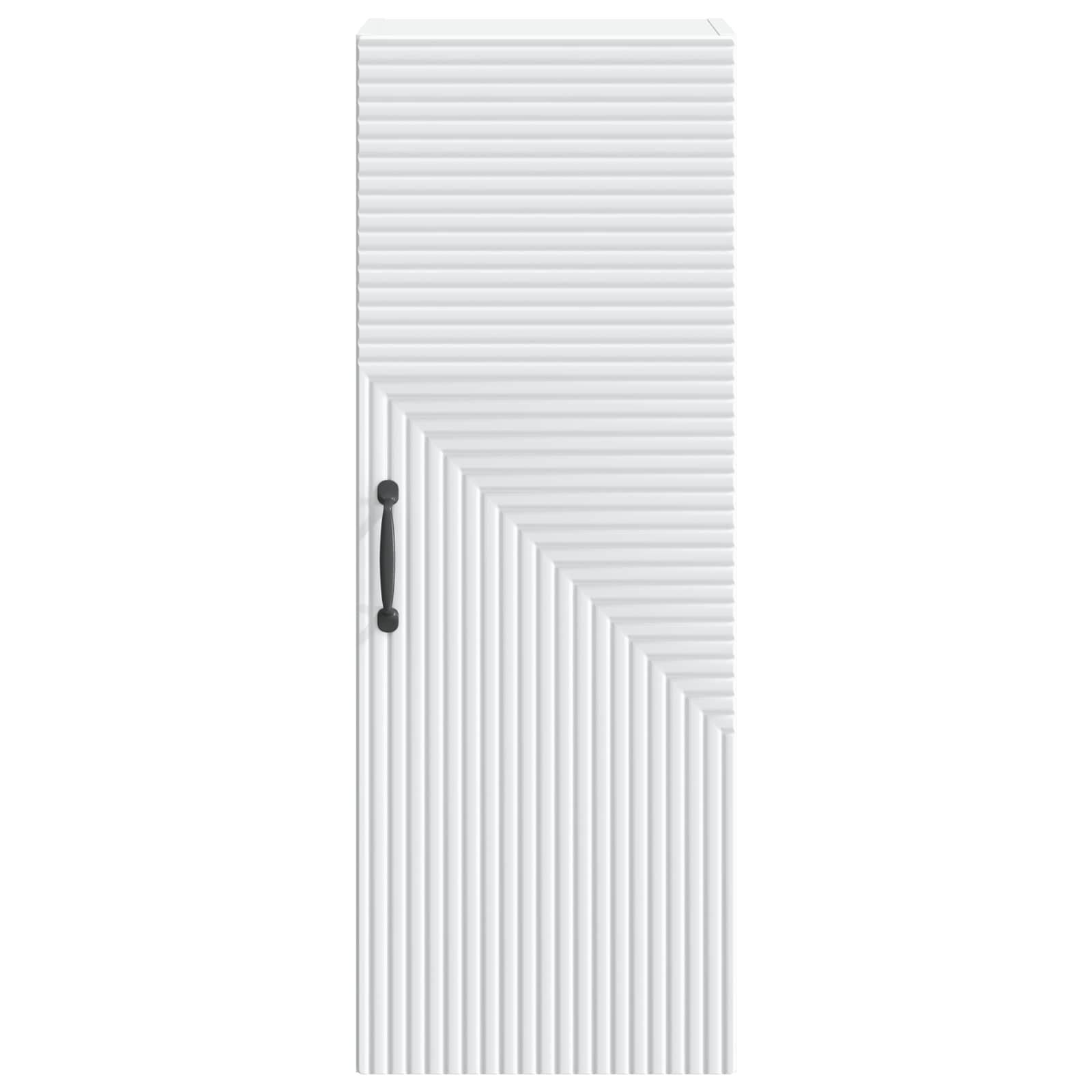 Wandkast Wit 33 x 34,5 x 90 cm Bewerkt hout