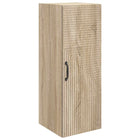 Wandkast 33x34,5x90 cm bewerkt hout
