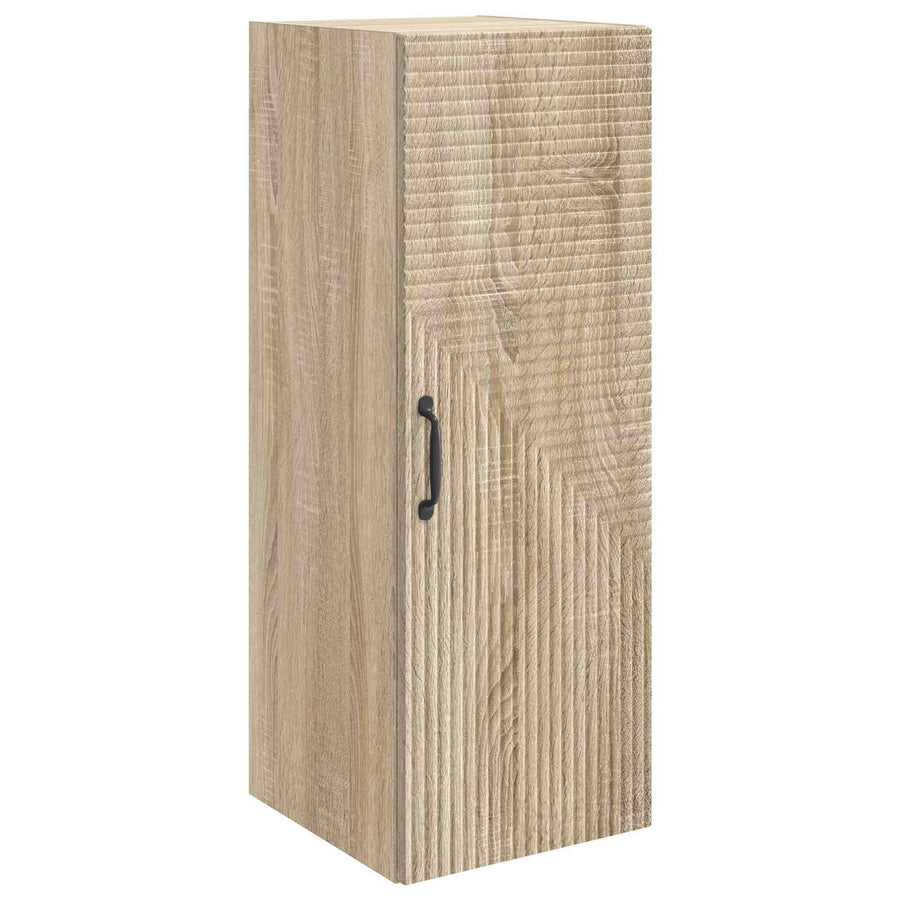 Wandkast Sonoma Eiken 33 x 34,5 x 90 cm Bewerkt hout
