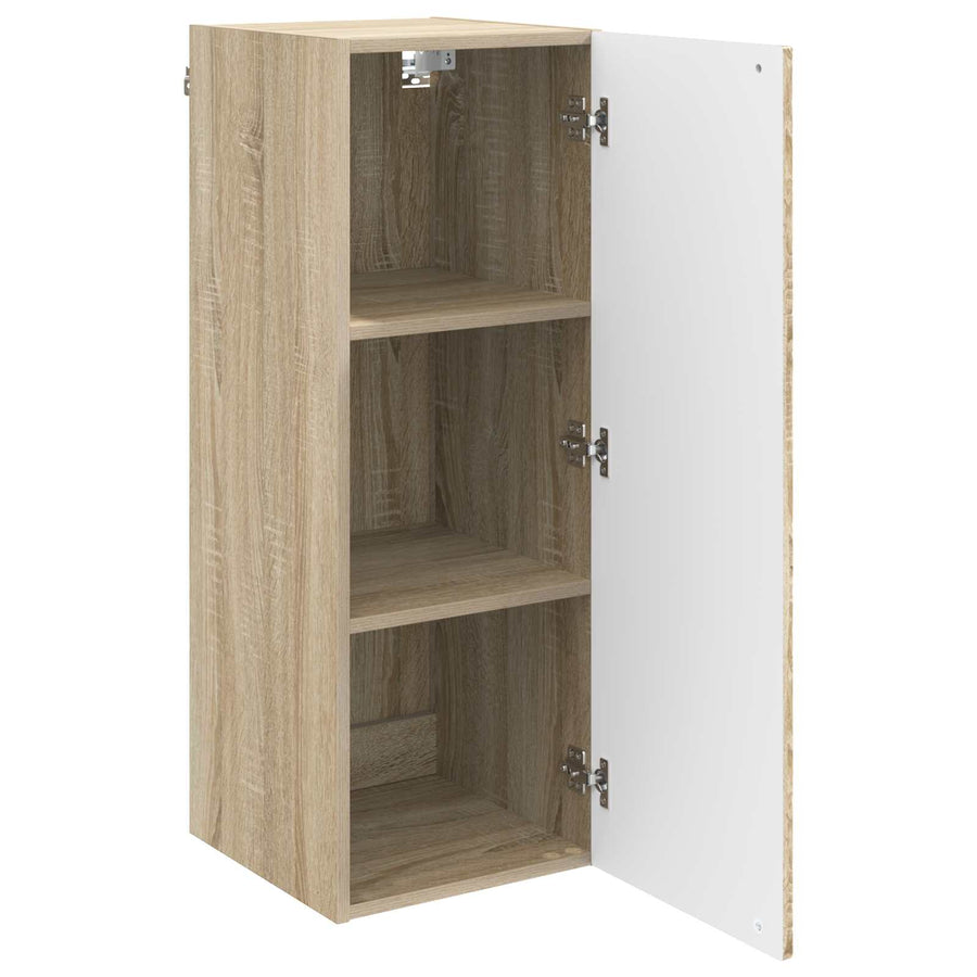 Wandkast Sonoma Eiken 33 x 34,5 x 90 cm Bewerkt hout
