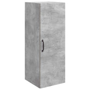 Wandkast 33x34,5x90 cm bewerkt hout betongrijs