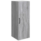Wandkast 33x34,5x90 cm grijs sonoma bewerkt hout