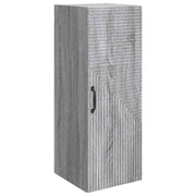 Wandkast 33x34,5x90 cm grijs sonoma bewerkt hout