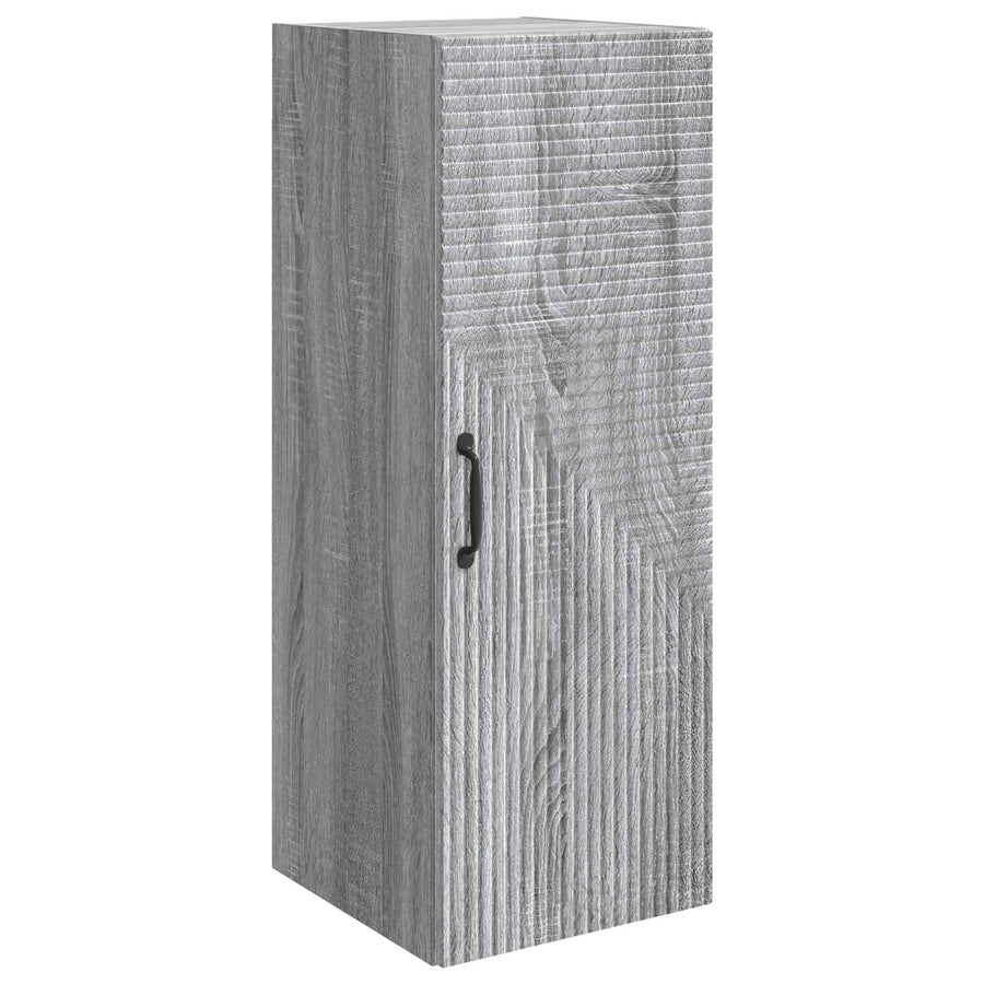 Wandkast Grijs Sonoma 33 x 34,5 x 90 cm Bewerkt hout