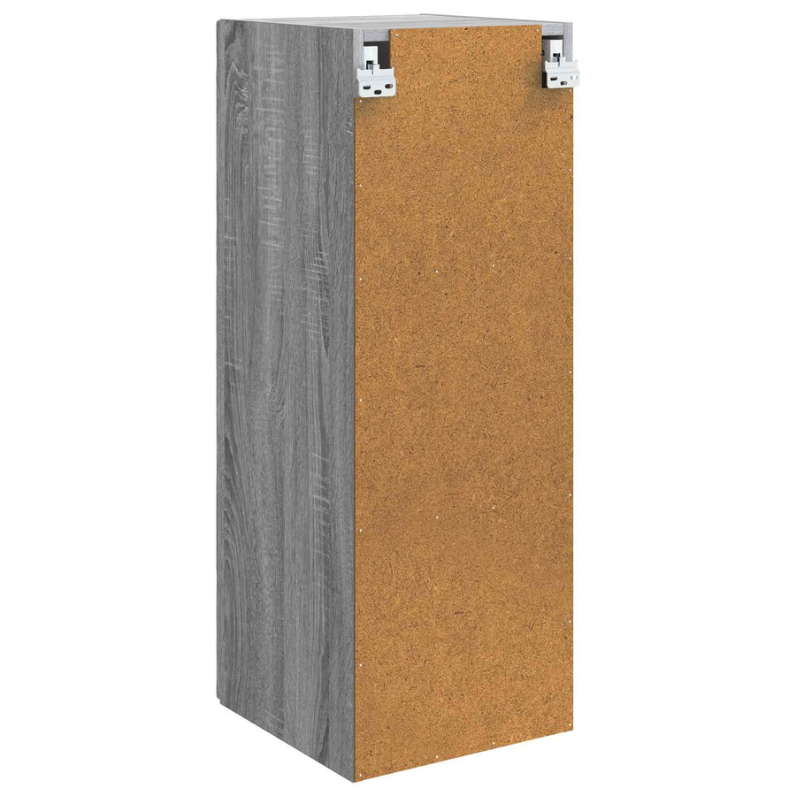 Wandkast Grijs Sonoma 33 x 34,5 x 90 cm Bewerkt hout