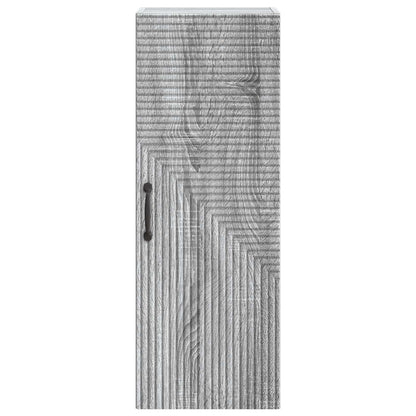 Wandkast Grijs Sonoma 33 x 34,5 x 90 cm Bewerkt hout