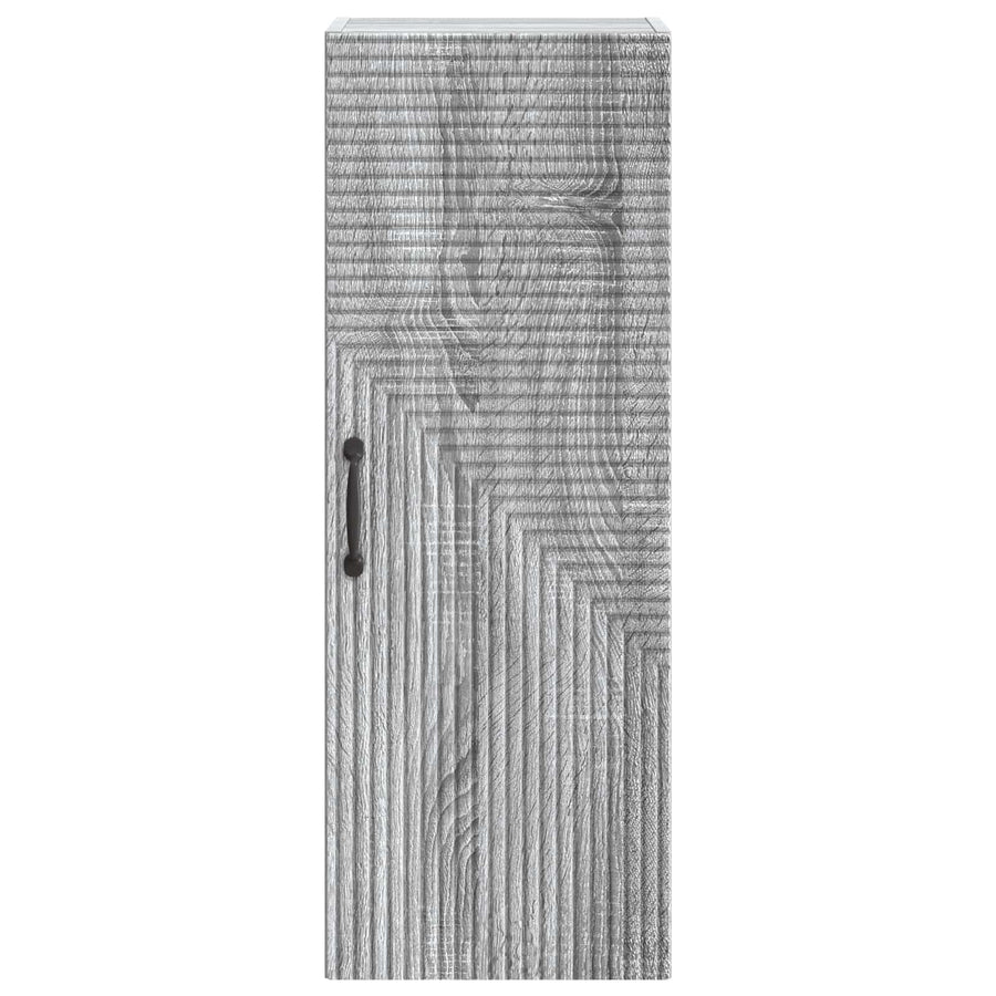 Wandkast Grijs Sonoma 33 x 34,5 x 90 cm Bewerkt hout