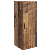 Wandkast 33x34.5x90 cm bewerkt hout