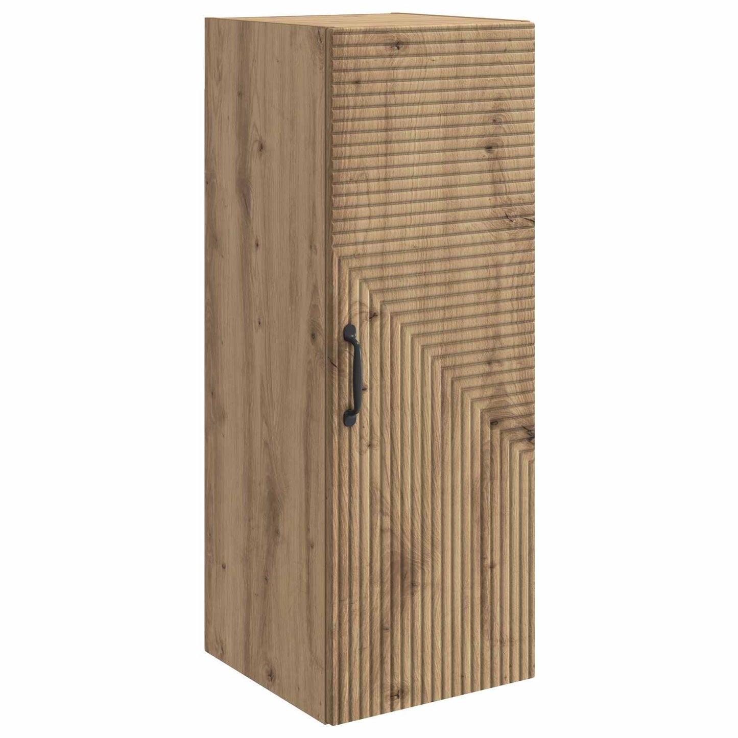 Wandkast Artisanaal eiken 33 x 34,5 x 90 cm Bewerkt hout
