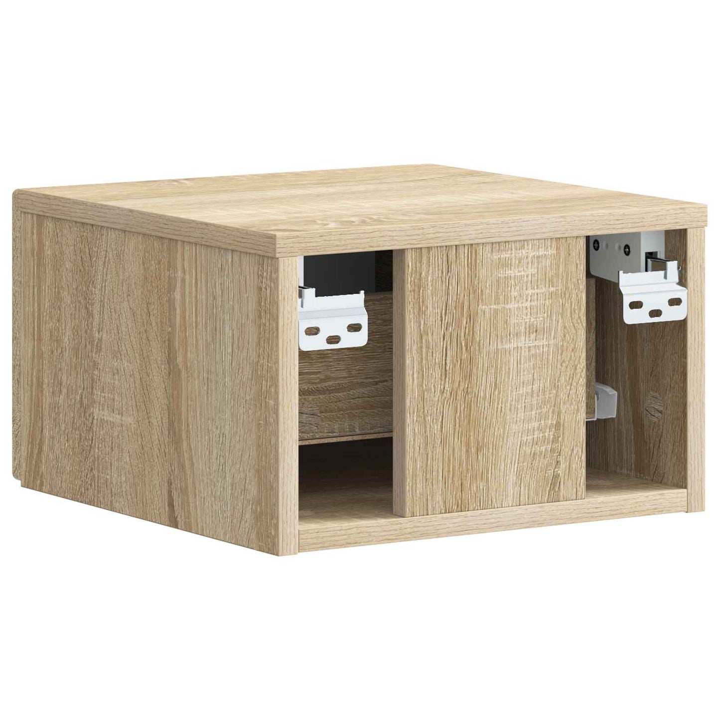 Wandbeugel Bedkast Sonoma Eiken 34,5 x 33 x 20 cm Bewerkt hout